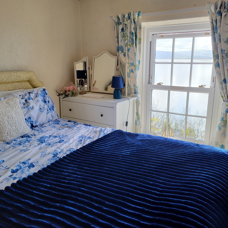 Double bedroom, stunning views