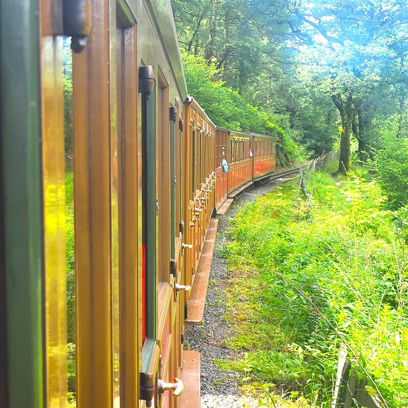 Historic steam train ride is highly recommended